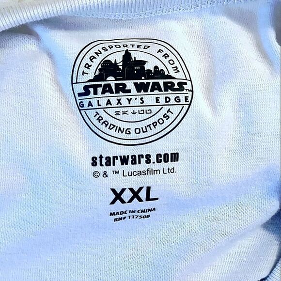 STAR WARS IN A GALAXY FAR FAR AWAY LIGHT GRAY T-SHIRT UNISEX SIZE XXL - Picture 4 of 6